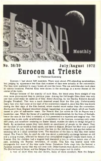 Eurocon at Trieste by Waldemar Kumming Eurocon I Had About 630 Members