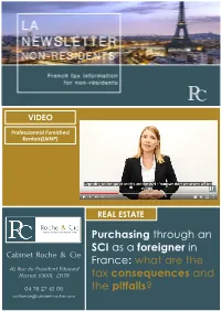 Purchasing Through an SCI As a Foreigner in France