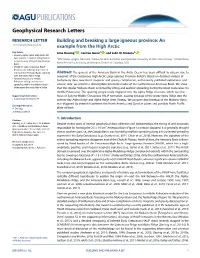 Building and Breaking a Large Igneous Province: an Example from The