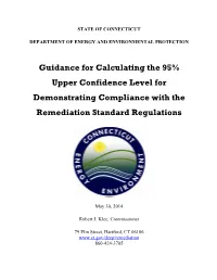 Calculating 95% Upper Confidence Limit (UCL) Guidance Document