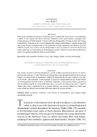Jenny Reddish1 Labrets: Piercing and Stretching on the Northwest Coast and in Amazonia