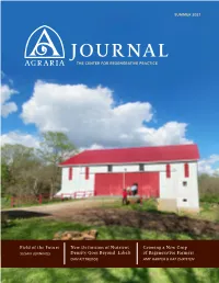 Journal the Center for Regenerative Practice