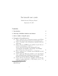 The Biomart User's Guide