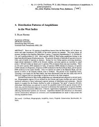 4. Distribution Patterns of Amphibians in the West Indies