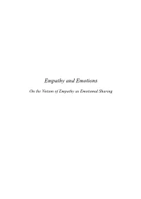 Empathy and Emotions