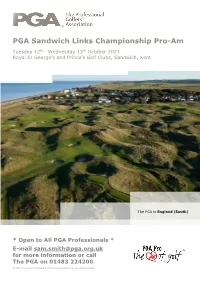 PGA Sandwich Links Championship Pro-Am