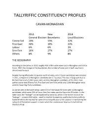Tallyriffic Constituency Profiles