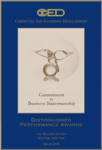 Commitment Business Statesmanship