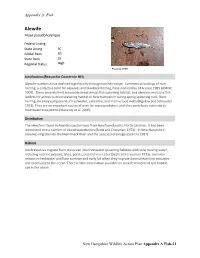 Appendix A: Fish