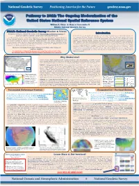 Modernization of the National Spatial Reference System