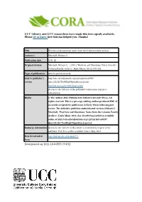 UCC Library and UCC Researchers Have Made This Item Openly Available