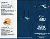 ROAM OR Print Material Trifold Menu for BMFH 06.12.19 PRINT