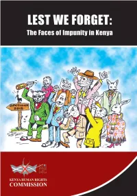 The Faces of Impunity in Kenya