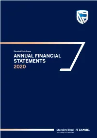 ANNUAL FINANCIAL STATEMENTS 2020 Our Reporting Suite