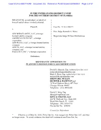 Case 9:12-Cv-80577-KAM Document 211 Entered on FLSD Docket 02/09/2017 Page 1 of 57