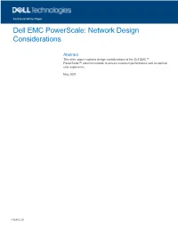 Dell EMC Powerscale Network Design Considerations
