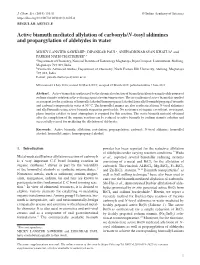 Active Bismuth Mediated Allylation of Carbonyls/N-Tosyl Aldimines and Propargylation of Aldehydes in Water