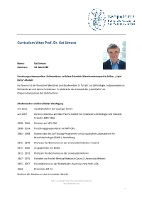CV Kai Simons
