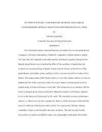 Setting the Stage: a Materialist Semiotic Analysis Of