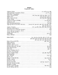 INDEX Francis R. Valeo Acheson, Dean
