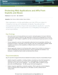 Protecting Web Applications and Apis from Exploits and Abuse