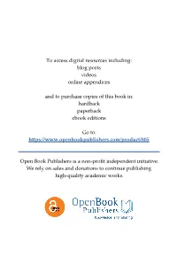 To Access Digital Resources Including: Blog Posts Videos Online Appendices