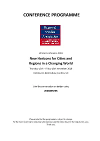 Conference Programme