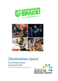Destination Space Final Project Report March 30Th 2017