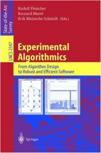 Experimental Algorithmics from Algorithm Desig