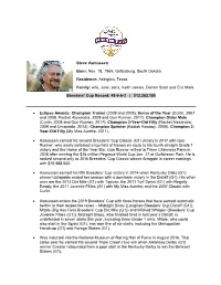 Steve Asmussen Born
