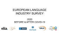 2020 Language Industry Survey Short Slidedeck