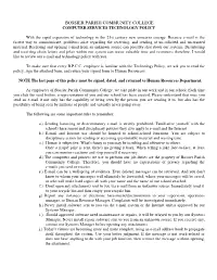 Computer Services Technology Policy