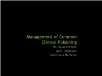 Poisoning – Investigative and Management Protocols