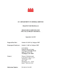 RFP for Design-Build Services