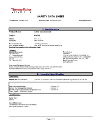 Safety Data Sheet