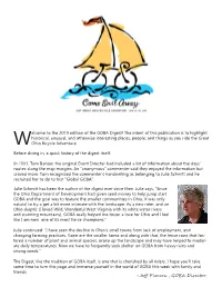 Welcome to the 2019 Edition of the GOBA Digest! the Intent of This
