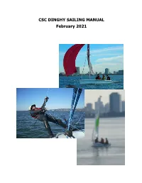 CSC DINGHY SAILING MANUAL February 2021 Introduction