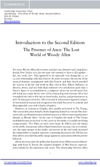 Introduction to the Second Edition the Prisoner of Aura: the Lost World of Woody Allen