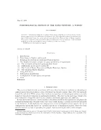 May 23, 2009 COHOMOLOGICAL PHYSICS in the XXTH CENTURY: a SURVEY Version of 3-03-03 Contents 1. Introduction 1 2. from Gauss To