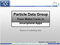 Particle Data Group