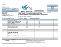 Request for Quotation Quotation Requested from George Pieterse Quotations Will Be Evaluated on the 80/20 Point Scoring System