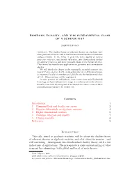 Residues, Duality, and the Fundamental Class of a Scheme-Map