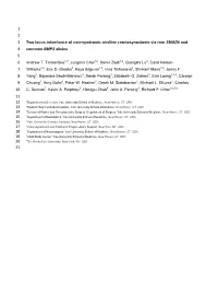 Two Locus Inheritance of Non-Syndromic Midline Craniosynostosis Via Rare SMAD6 and 4 Common BMP2 Alleles 5 6 Andrew T