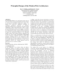 Principled Design of the Modernweb Architecture
