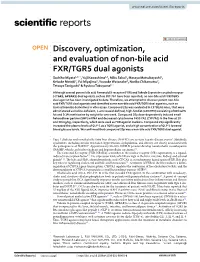 Discovery, Optimization, and Evaluation of Non-Bile Acid FXR/TGR5 Dual Agonists
