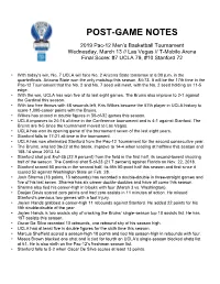 Post-Game Notes