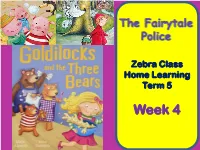 Week 4 Term 5 Zebra Class Home Learning Guide