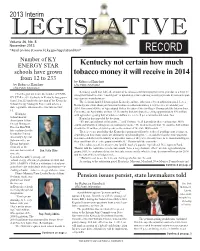 2013 Interim Record