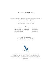 Swarm Robotics