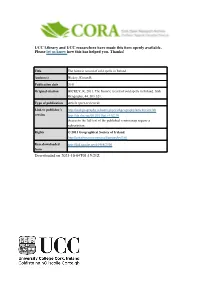 UCC Library and UCC Researchers Have Made This Item Openly Available